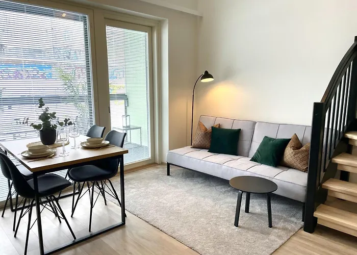 Bright Loft Apartment With Glazed Balcony
